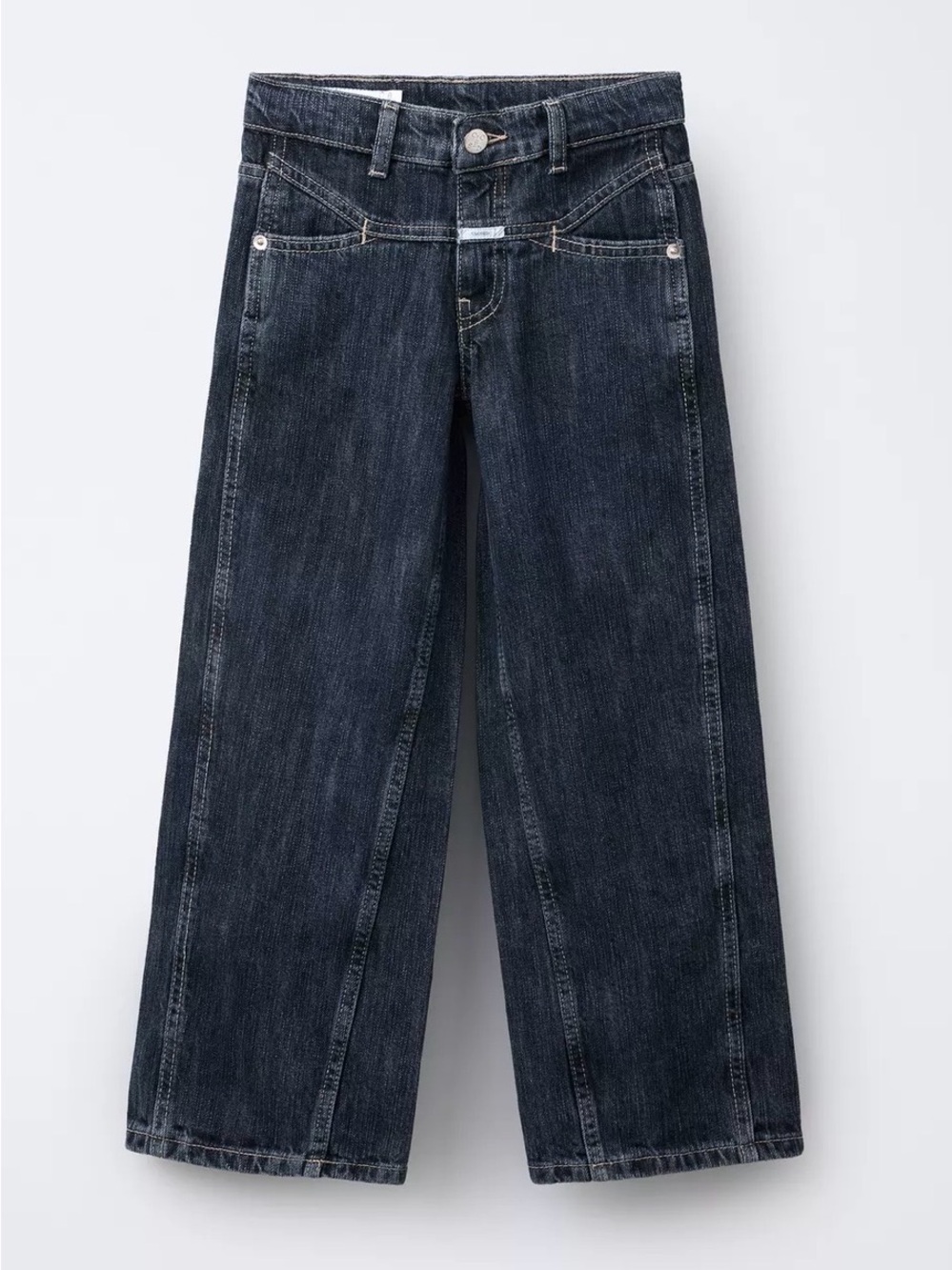 Zara x CLOSED girls wide leg jeans 11-12 NWT